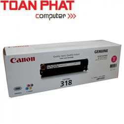 Mực in Laser màu Canon 318 Magenta dùng cho máy in Canon 7200 cdn - Màu đỏ