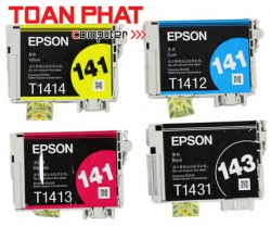 Mực in phun mầu Epson T1412 -mầu xanh- dùng cho máy Epson ME32 / 320/ 340/ 82WD/ 535/ 620F/ 900WD/ 960WD