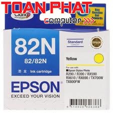 Mực Epson T0824N Yellow - Mầu Vàng - Dùng cho Stylus Photo R270/ R290/ R390/ RX590/ RX610/ TX700W/ T50)