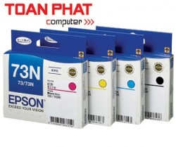 Mực in EPSON 73N Cyan Ink Cartridge (T0732N) - Màu xanh - Dùng cho máy in T13, T11, T10, T30, TX111, TX121, TX200,TX101, TX400, CX8300, CX6900F, CX9300, CX5500, CX5700, CX7300, CX 5500, C90, C79, C110...