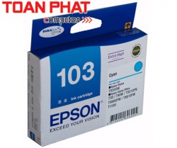 Mực in EPSON 103 Cyan Ink Cartridge (T1032) 