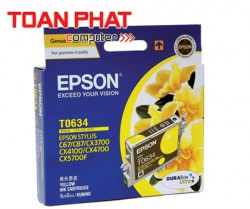 Mực in phun màu Epson T0634 - Mầu vàng - Dùng cho Epson Stylus C67, C87, C87PE, CX4100, CX4700, CX3700 