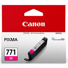Mực in Phun màu Canon CLI 771M (Magenta) - Màu đỏ - Dùng cho máy in Canon MG7770 / MG6870 / MG5770 