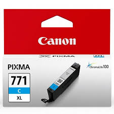 Mực in Phun màu Canon CLI 771C (Cyan) - Màu xanh - Dùng cho máy in Canon  MG7770 / MG6870 / MG5770