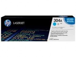 Mực in Laser màu HP 304A (CC531A) Cyan - Màu xanh - Dùng cho HP CP 2025N, 2025DN, 2025x HP CM 2320N, 2320nF, 2320Fxi In được 2,800 trang.