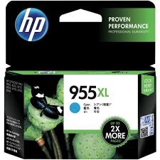 Mực in phun màu HP955XL (L0S63AA) màu xanh - Dùng cho máy in HP OfficeJet Pro 8710, HP 8720, HP 8730