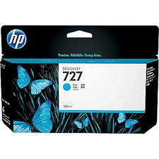 Mực in Phun màu B3P19A HP 727 130-ml Cyan Ink Cartridge - Màu xanh - Dùng cho HP T920